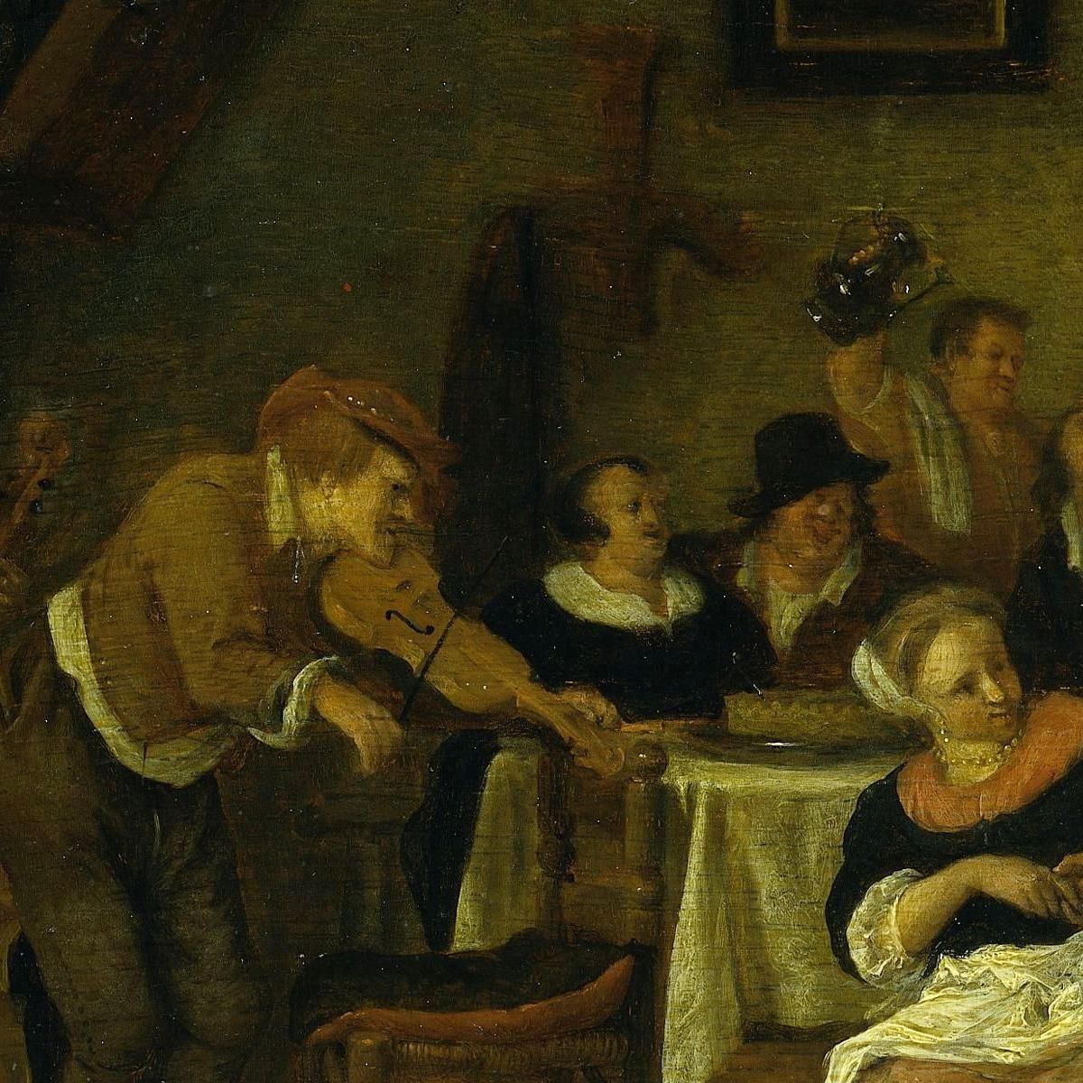 Peasant Wedding Jan Steen jsn41 canvas print