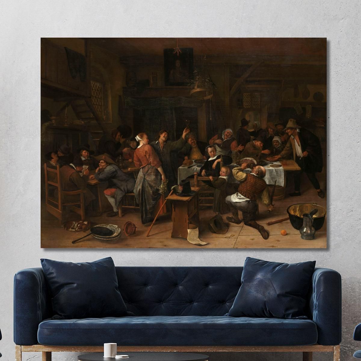 Prince'S Day Jan Steen jsn45 canvas print 