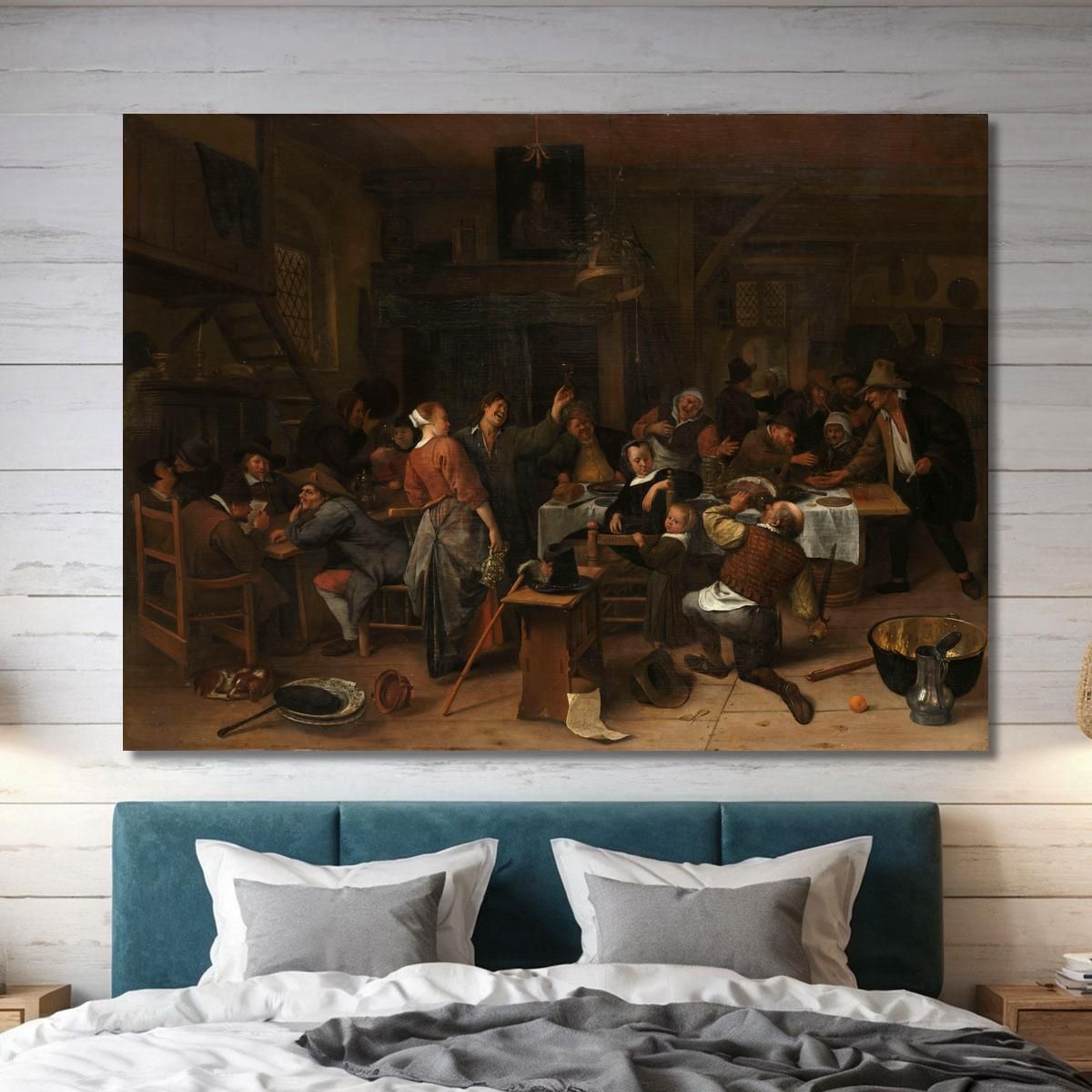 Prince'S Day Jan Steen jsn45 canvas print 