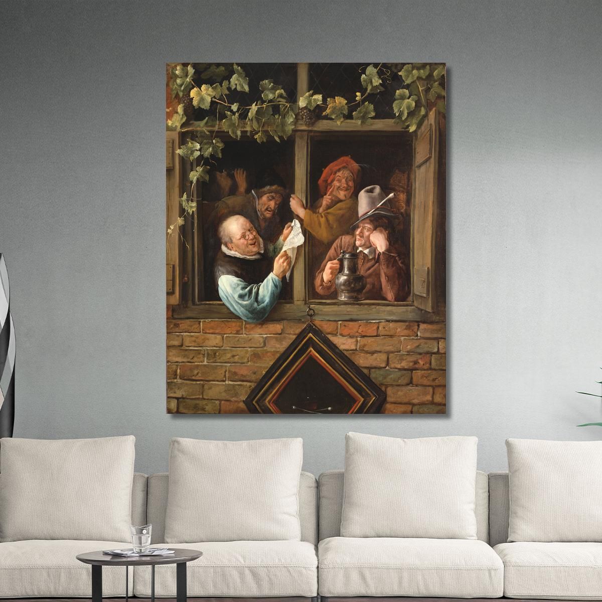 Rhetoricians At A Window Jan Steen jsn46 canvas print 