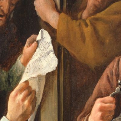 Rhetoricians At A Window Jan Steen jsn46 canvas print