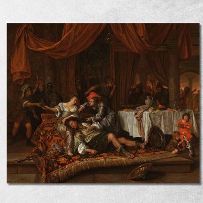 Samson And Delilah Jan Steen jsn47 canvas print 