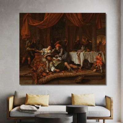Samson And Delilah Jan Steen jsn47 canvas print 