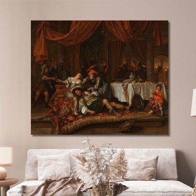 Samson And Delilah Jan Steen jsn47 canvas print 