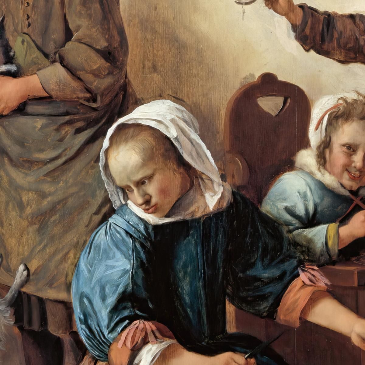 The Children'S Meal Jan Steen jsn55 canvas print