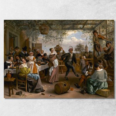 The Dancing Couple Jan Steen jsn56 canvas print 