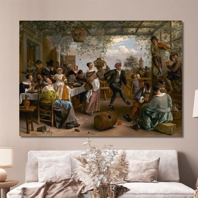 The Dancing Couple Jan Steen jsn56 canvas print 