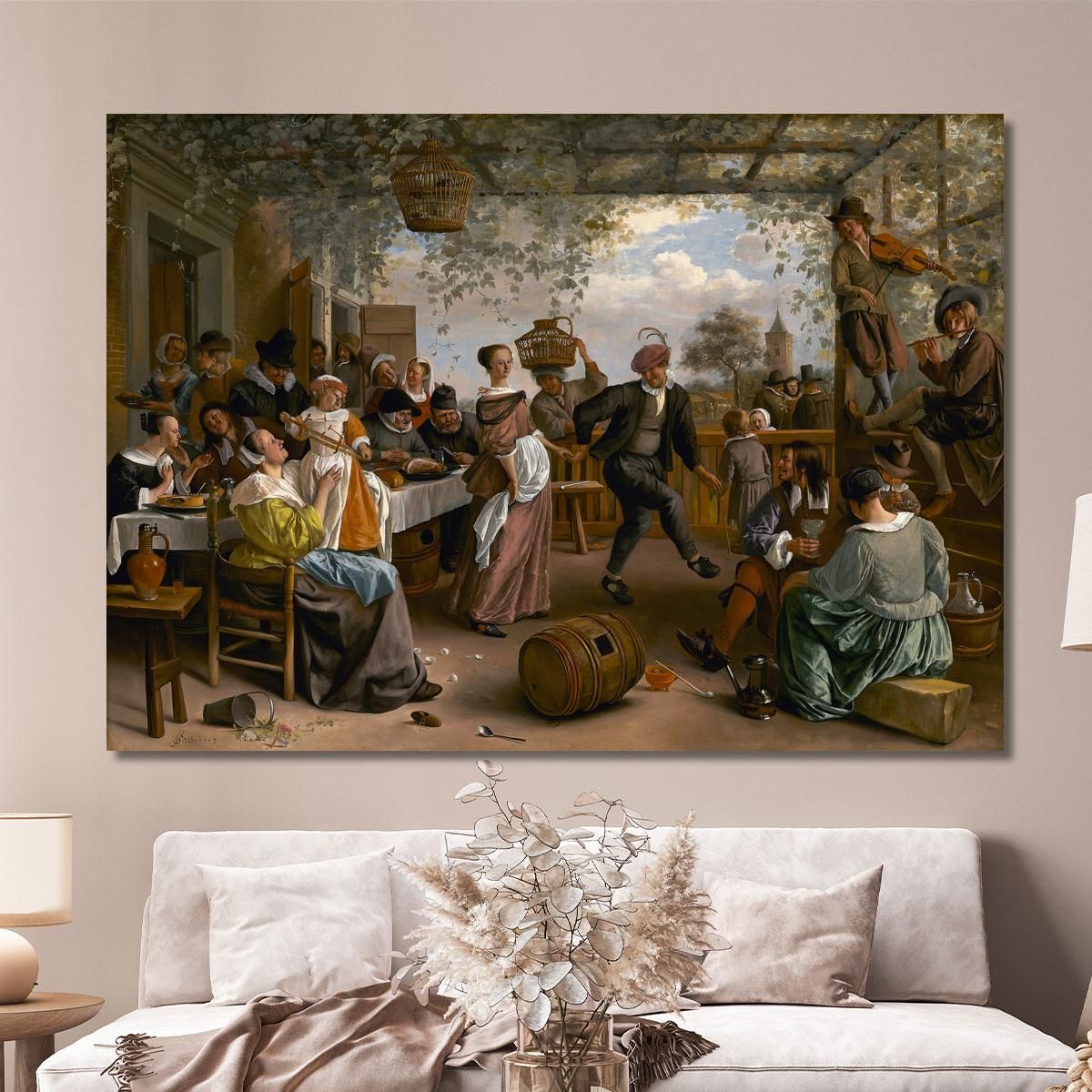 The Dancing Couple Jan Steen jsn56 canvas print 