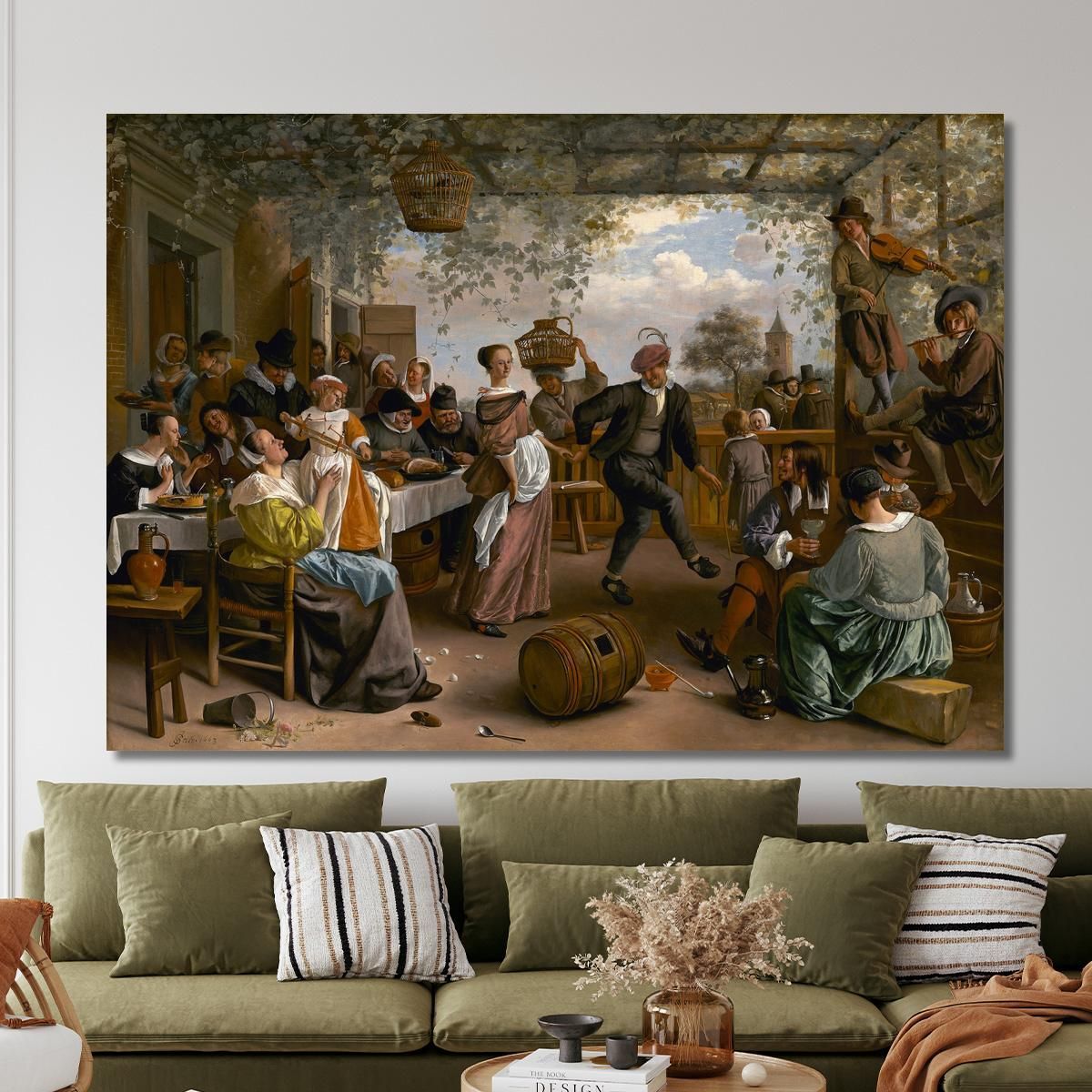 The Dancing Couple Jan Steen jsn56 canvas print 
