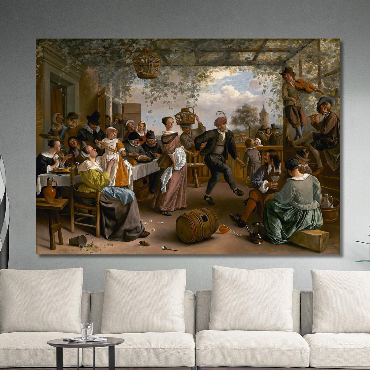 The Dancing Couple Jan Steen jsn56 canvas print 