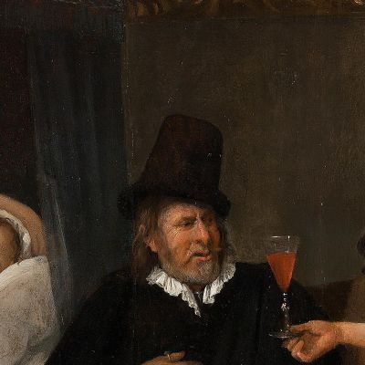 The Doctor'S Visit Jan Steen jsn59 canvas print