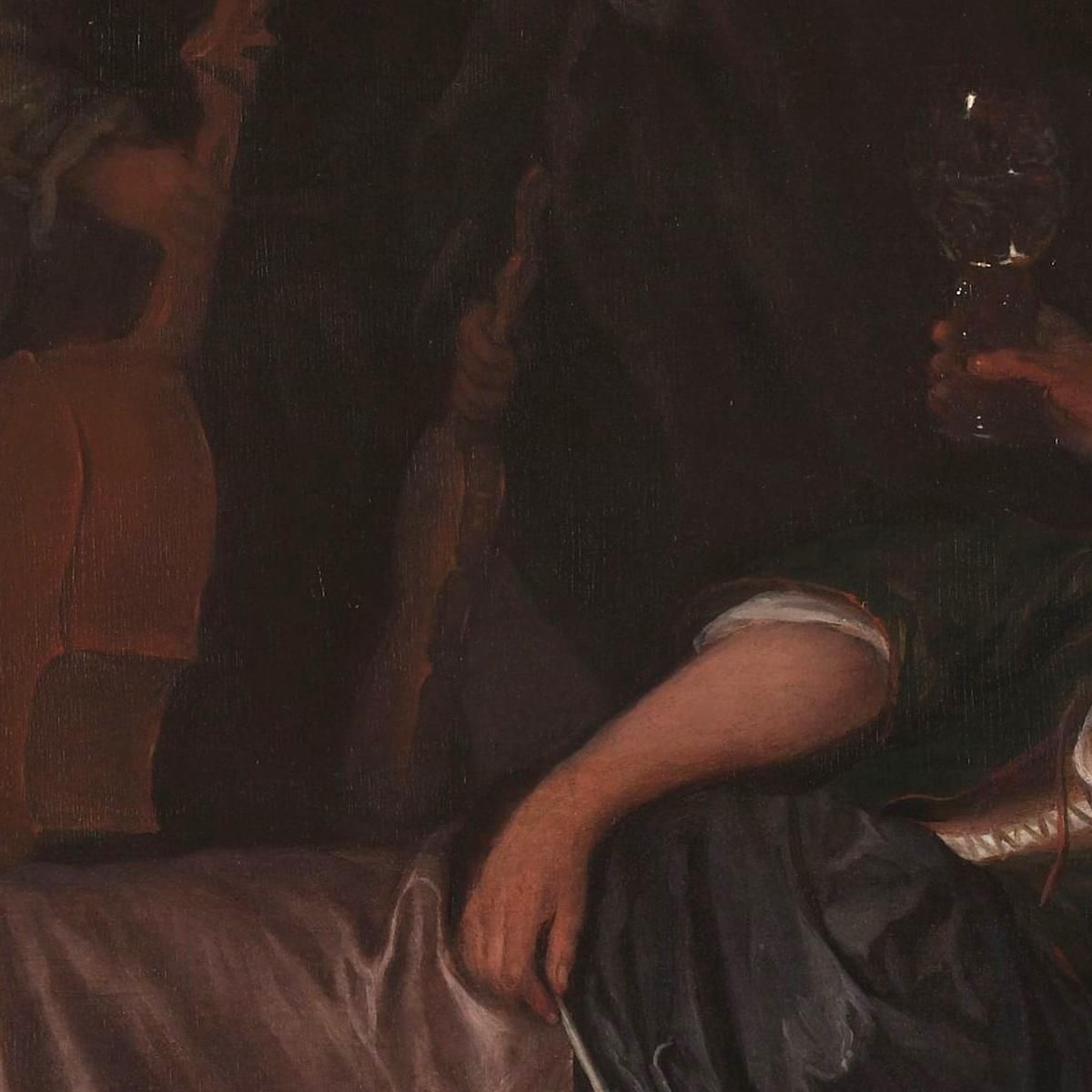 The Drunken Couple Jan Steen jsn61 canvas print