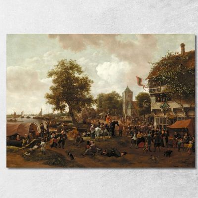 The Fair At Oegstgeest Jan Steen jsn62 canvas print 