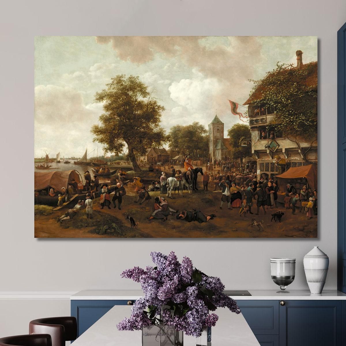 The Fair At Oegstgeest Jan Steen jsn62 canvas print 