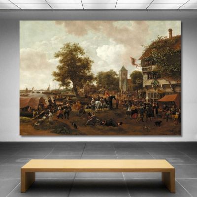 The Fair At Oegstgeest Jan Steen jsn62 canvas print 
