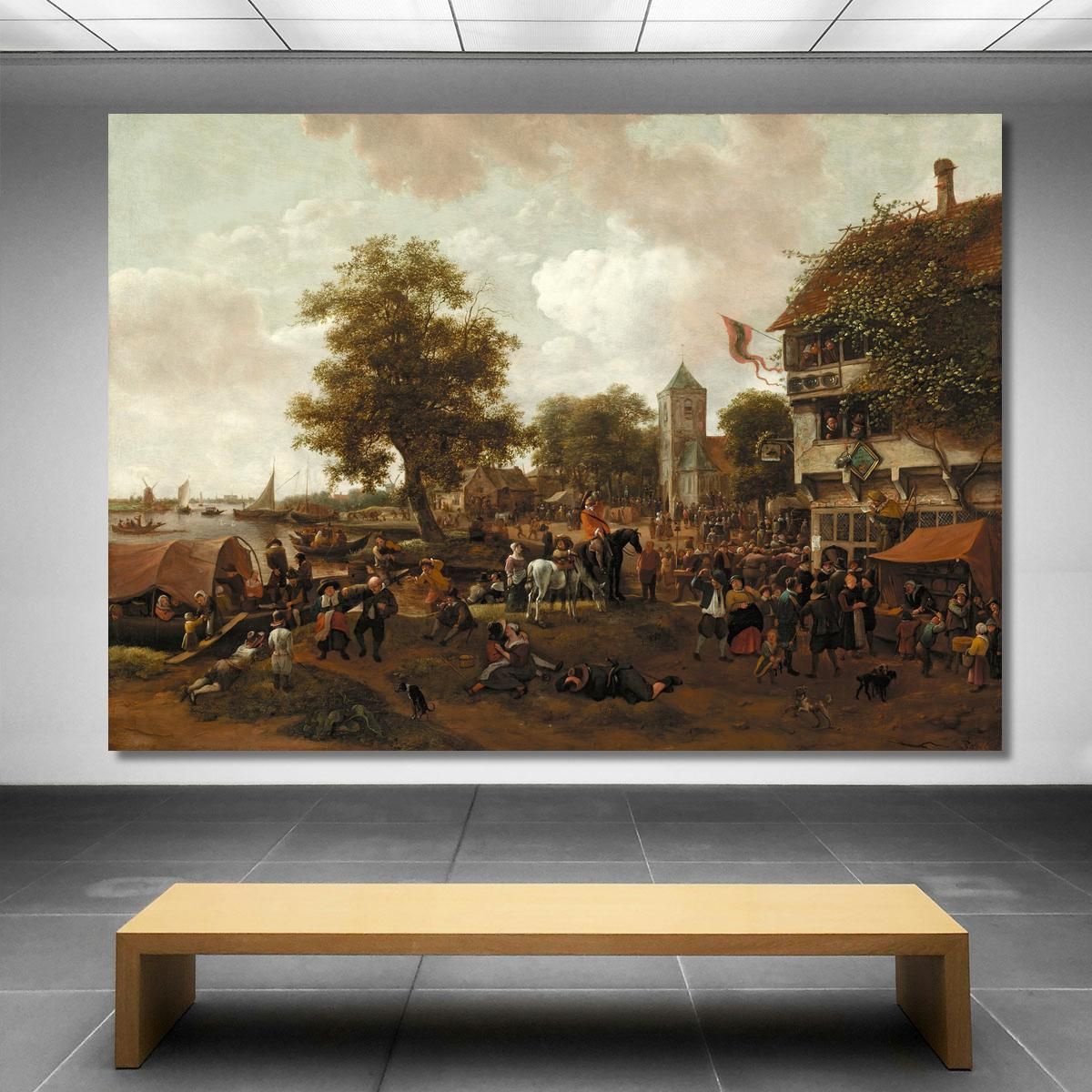 The Fair At Oegstgeest Jan Steen jsn62 canvas print 