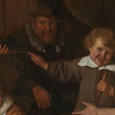The Feast Of St Nicholas Jan Steen jsn64 canvas print