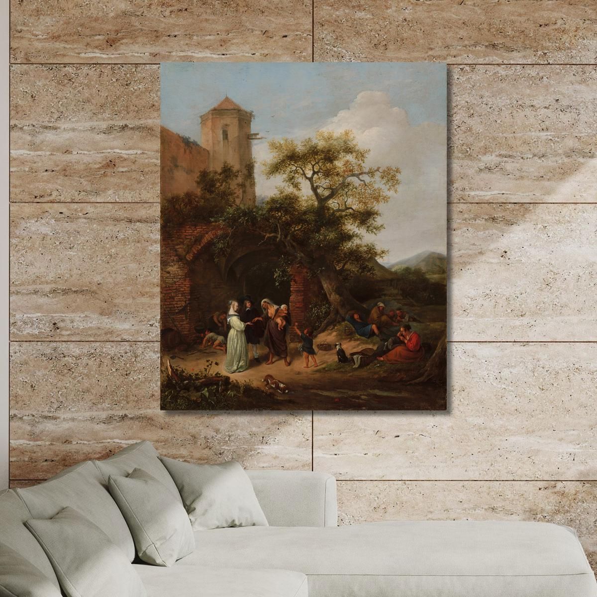 The Fortune Teller Jan Steen jsn66 canvas print 
