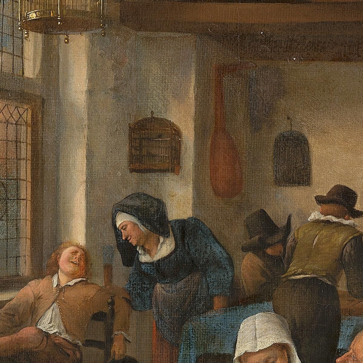 The Life Of Man Jan Steen jsn68 canvas print