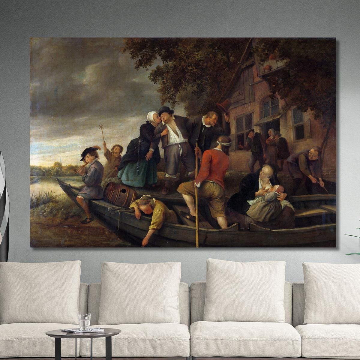 The Merry Homecoming 2 Jan Steen jsn72 canvas print 