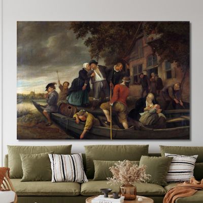 The Merry Homecoming 2 Jan Steen jsn72 canvas print 