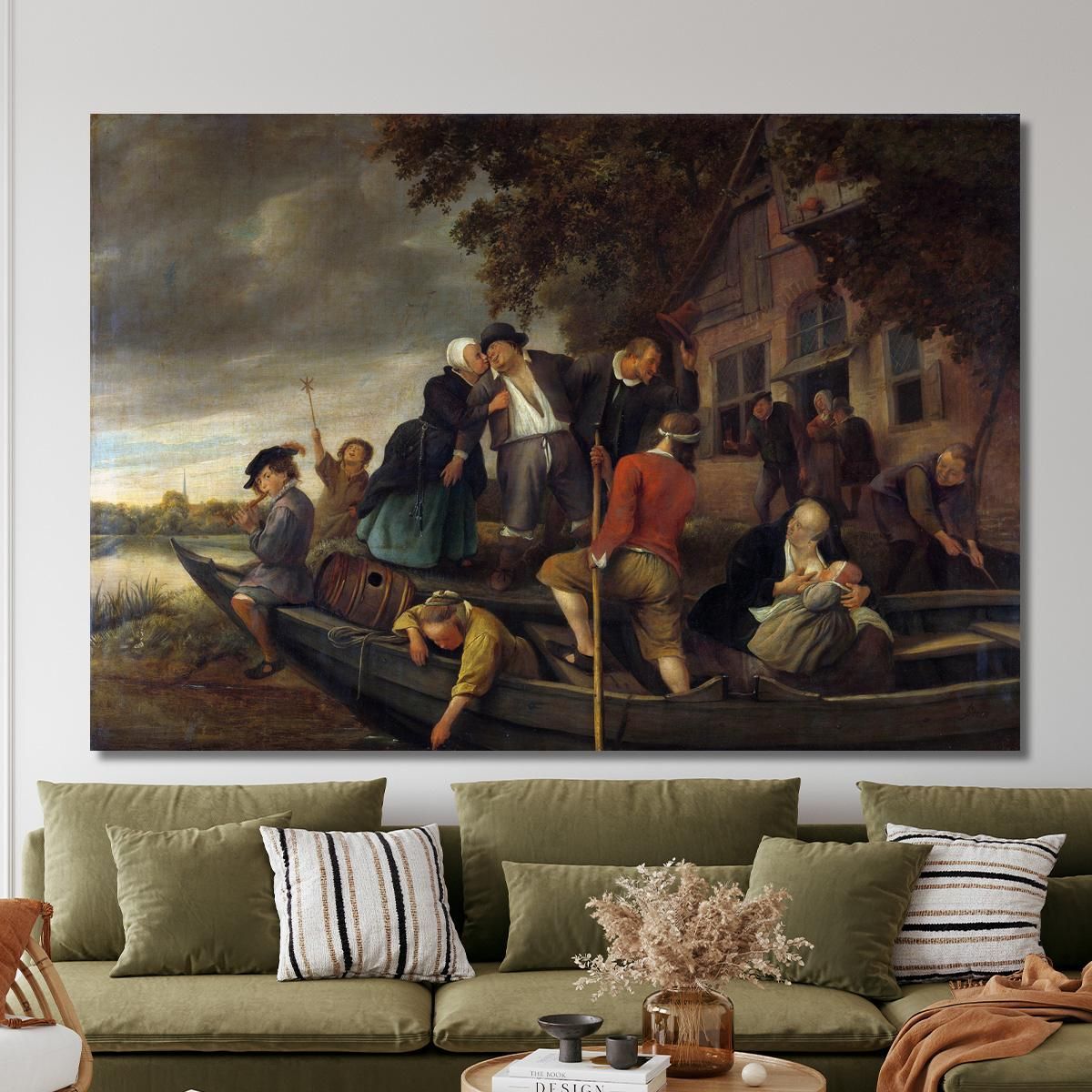 The Merry Homecoming 2 Jan Steen jsn72 canvas print 