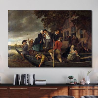 The Merry Homecoming 2 Jan Steen jsn72 canvas print 