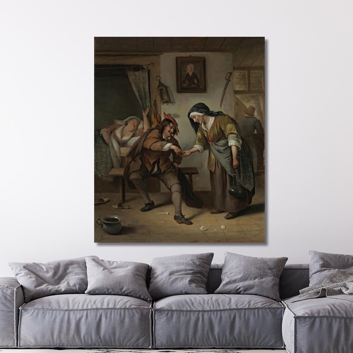 The Procuress Jan Steen jsn74 canvas print 