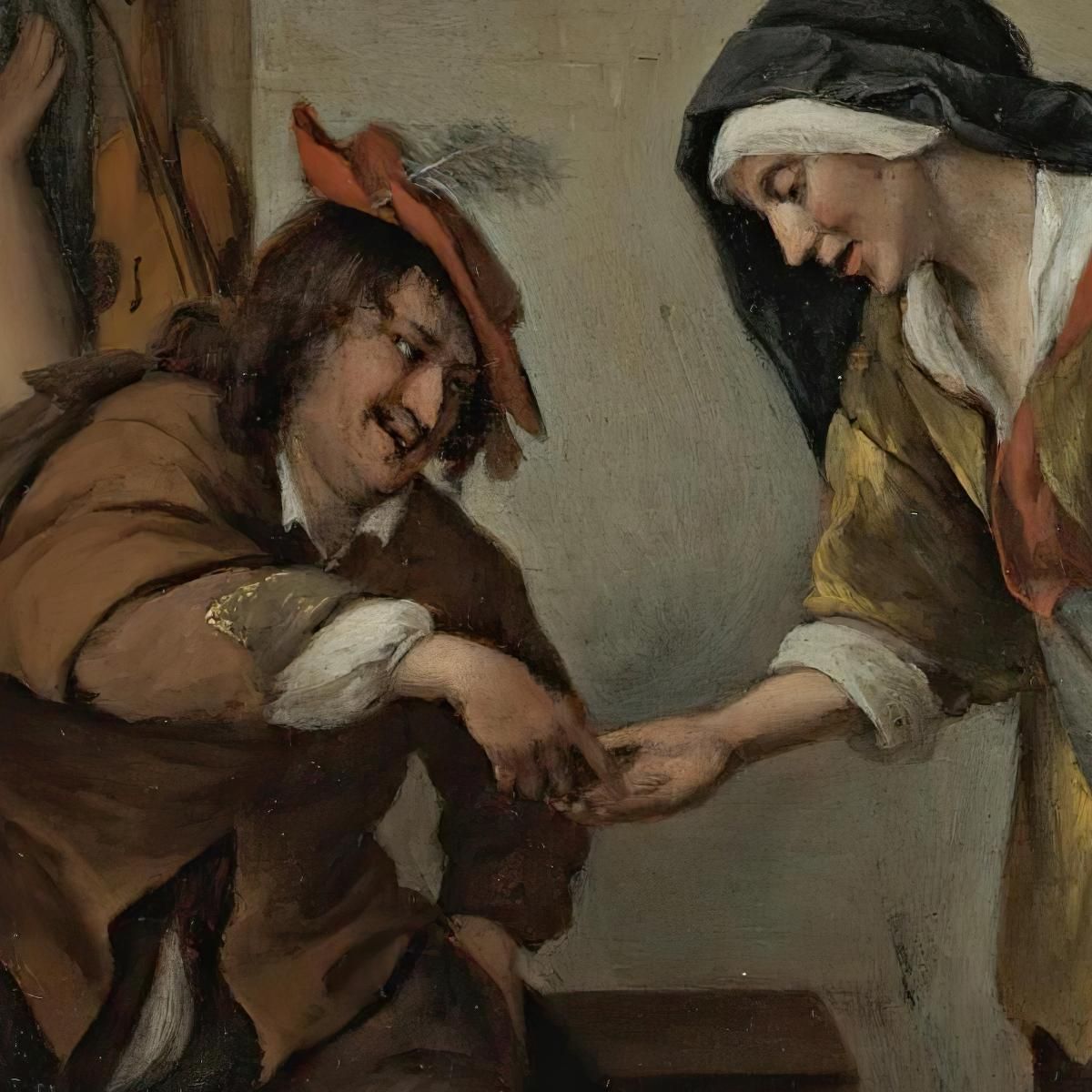 The Procuress Jan Steen jsn74 canvas print