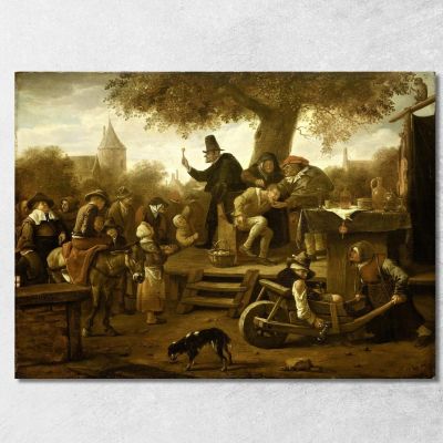 The Quack Jan Steen jsn75 canvas print 