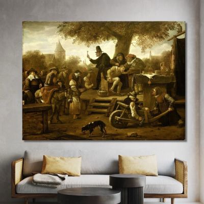 The Quack Jan Steen jsn75 canvas print 