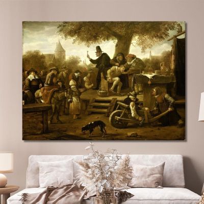 The Quack Jan Steen jsn75 canvas print 