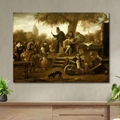 The Quack Jan Steen jsn75 canvas print 