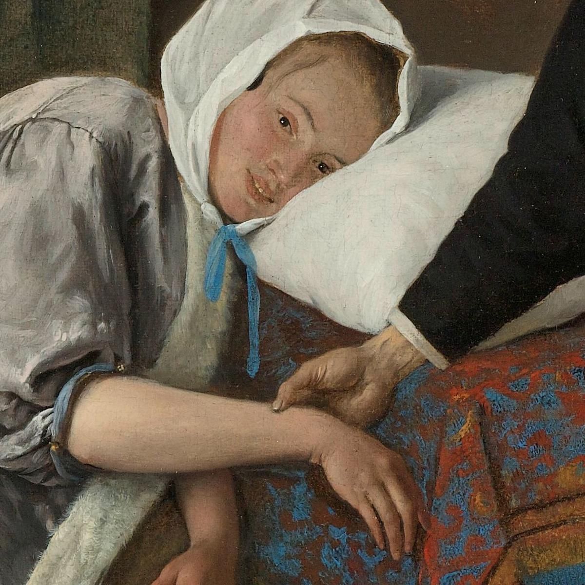 The Sick Woman Jan Steen jsn77 canvas print