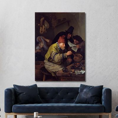 The Village Alchemist Jan Steen jsn80 canvas print 