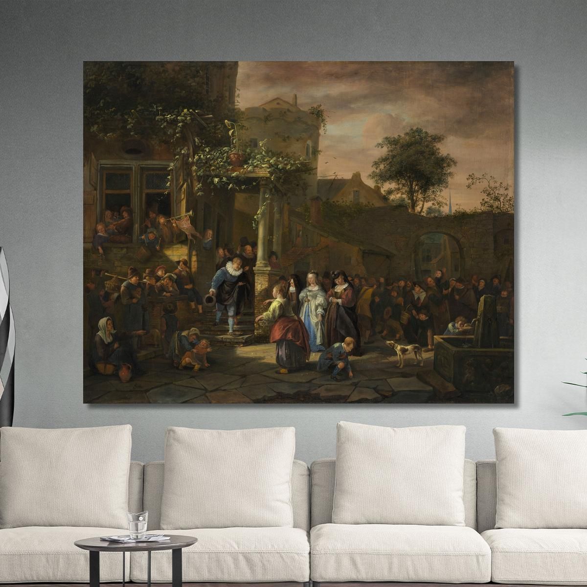 The Village Wedding Jan Steen jsn81 canvas print 