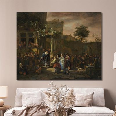 The Village Wedding Jan Steen jsn81 canvas print 