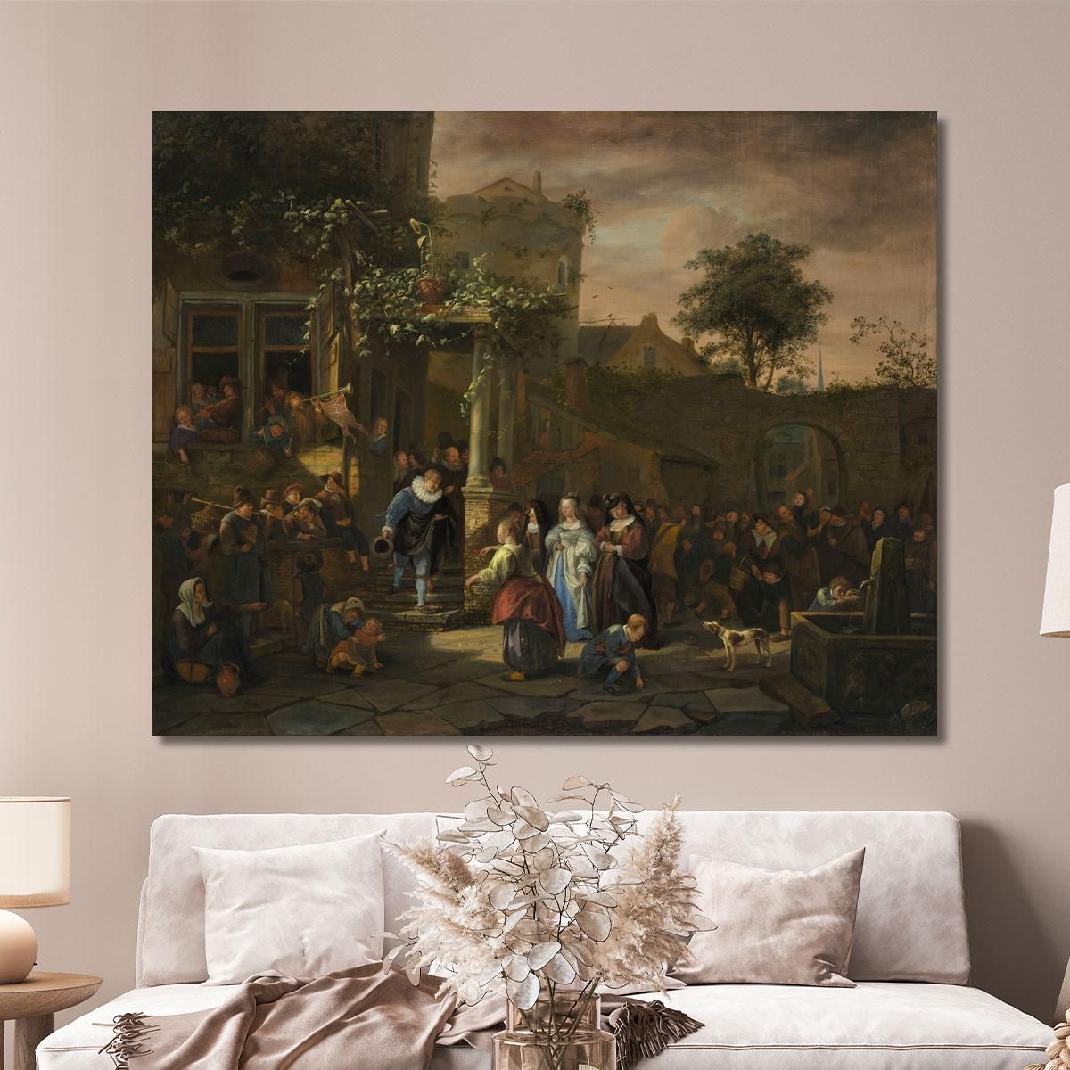 The Village Wedding Jan Steen jsn81 canvas print 