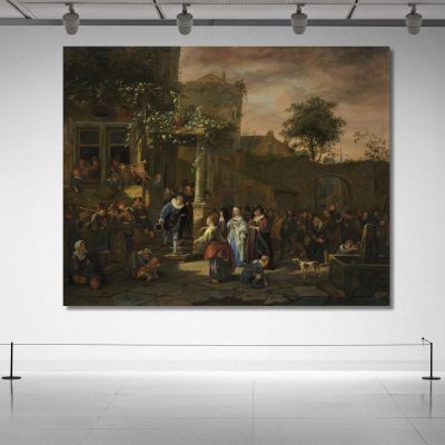 The Village Wedding Jan Steen jsn81 canvas print 