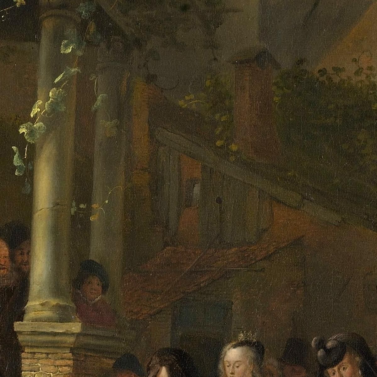 The Village Wedding Jan Steen jsn81 canvas print