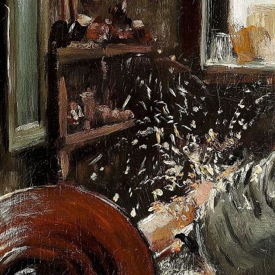 A Turner At His Lathe Laurits Andersen Ring lar9 canvas print