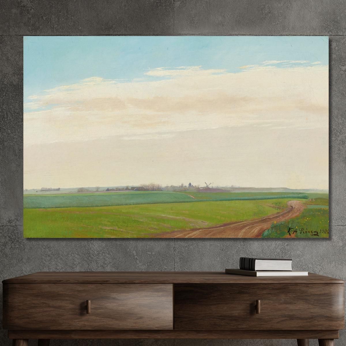 Summer Landscape Baldersbrønde Laurits Andersen Ring lar29 canvas print 