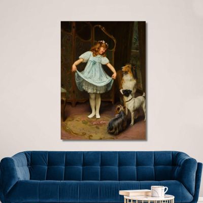 The New Dress Arthur John Elsley, aje15 canvas print