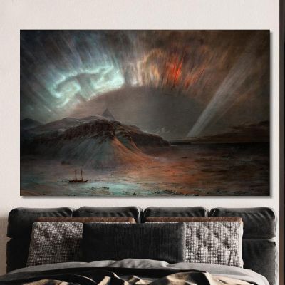 Aurora Borealis Frederic Edwin Church fec1 canvas print 