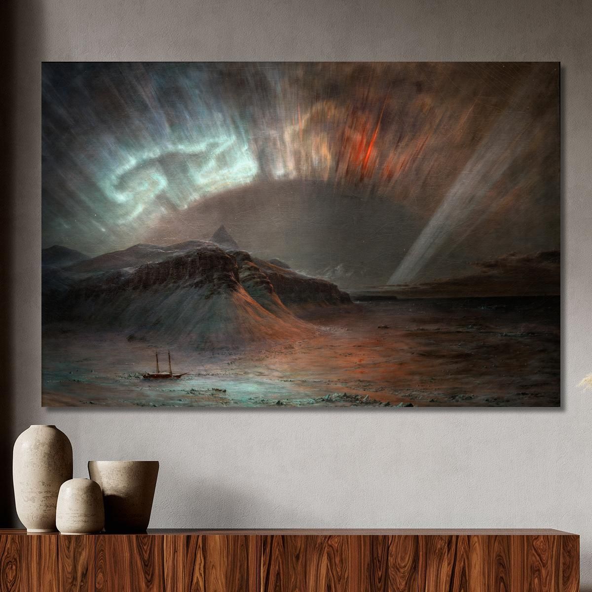 Aurora Borealis Frederic Edwin Church fec1 canvas print 