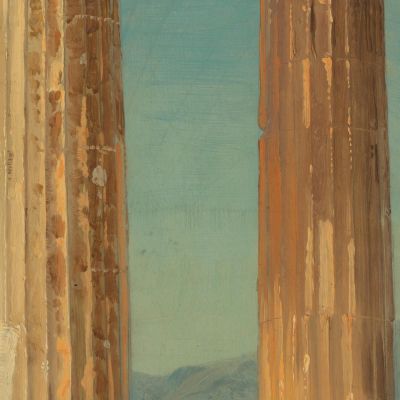 Columns Of The Parthenon Athens Frederic Edwin Church fec6 canvas print