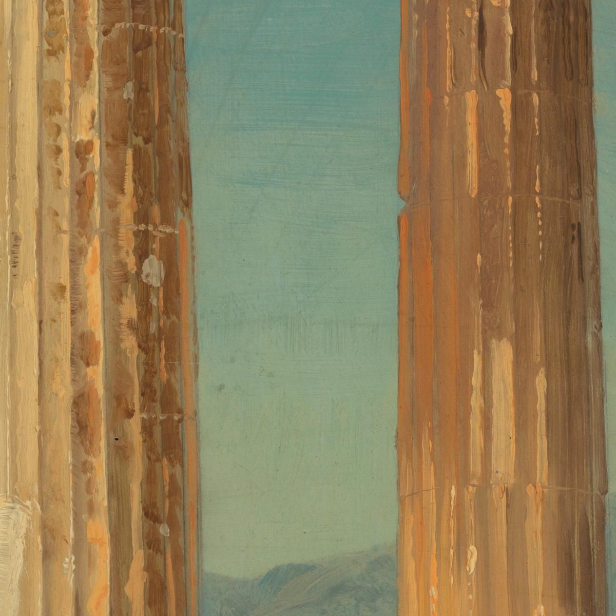 Columns Of The Parthenon Athens Frederic Edwin Church fec6 canvas print