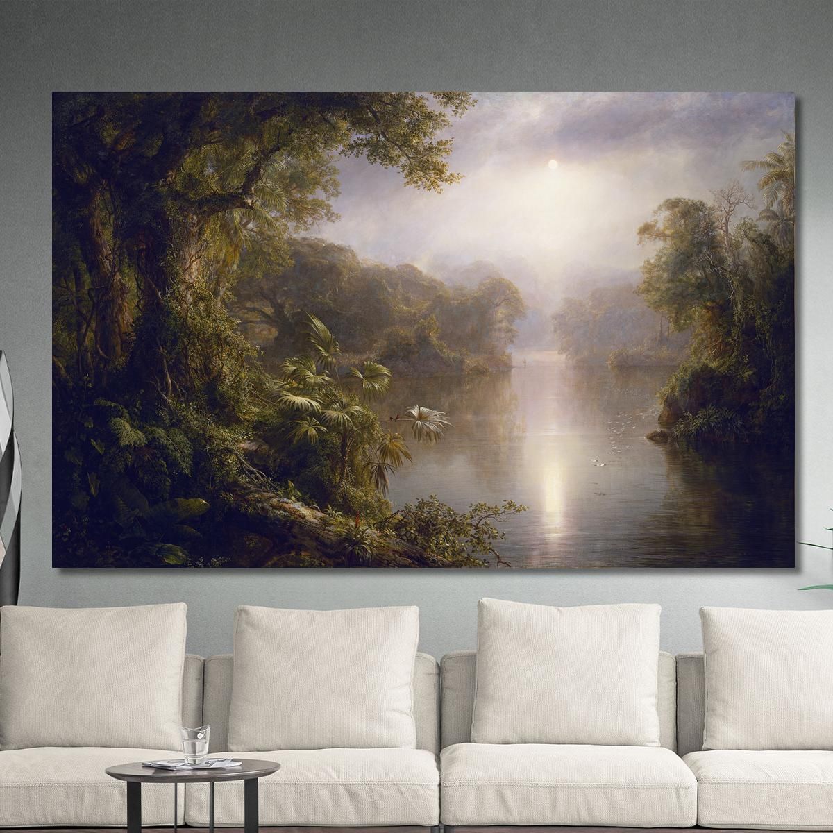 El Rio De Luz (The River Of Light) Frederic Edwin Church fec11 canvas print 
