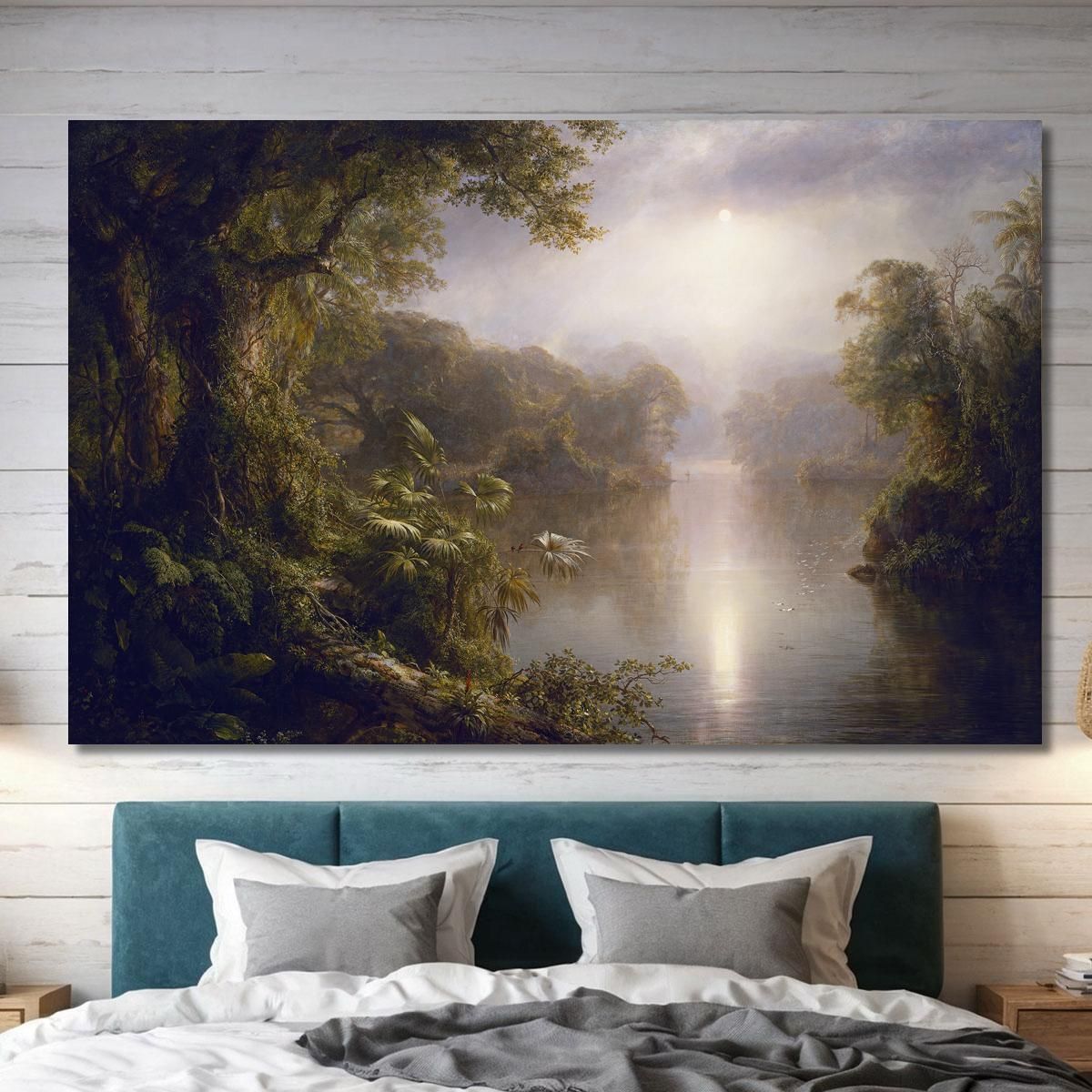 El Rio De Luz (The River Of Light) Frederic Edwin Church fec11 canvas print 
