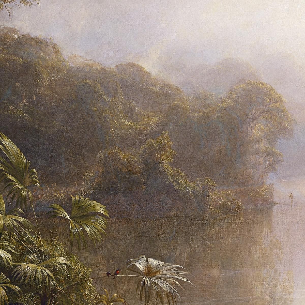 El Rio De Luz (The River Of Light) Frederic Edwin Church fec11 canvas print